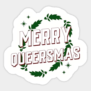 Gay Christmas: Merry Queersmas Sticker